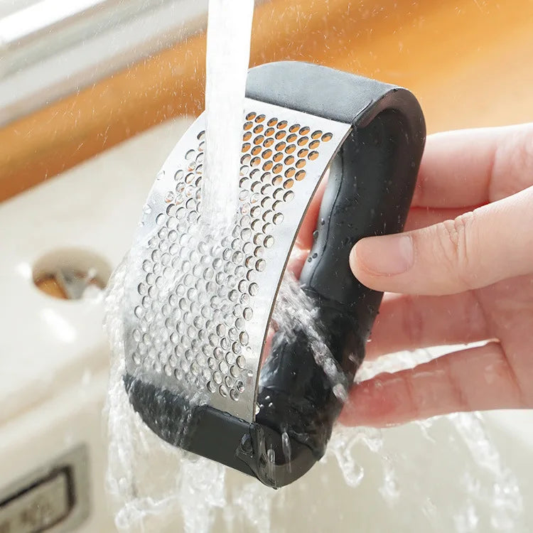 Knoblauchpresse aus Edelstahl