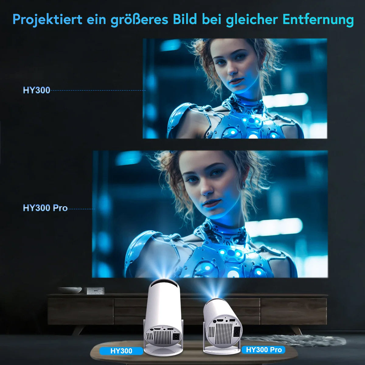HY300Pro UltraHD Home Cinema Projector